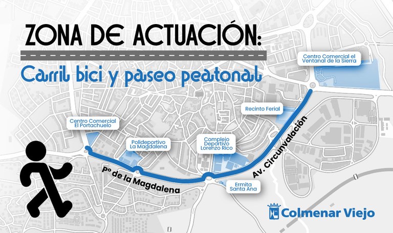 Ampliar 'Casi 4 millones de euros para la construcción del carril bici y los accesos peatonales en la avenida de la Circunvalación'