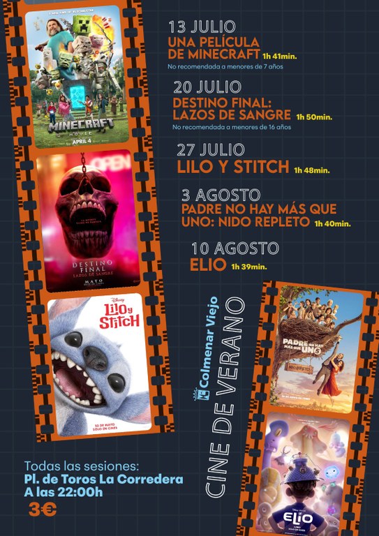 Ampliar 'Cine de Verano en la Plaza de Toros para los meses de julio y agosto'