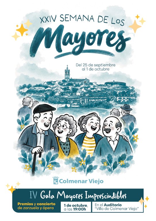 Ampliar 'Colmenar Viejo celebra la Semana de los Mayores del 25 de septiembre al 1 de octubre'