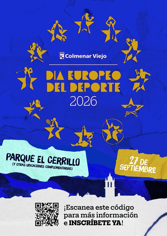 Ampliar 'Colmenar Viejo celebrará el 27 de septiembre el Día Europeo del Deporte, con más de 50 actividades para todas las edades'