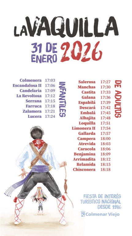 Ampliar 'Colmenar Viejo se prepara para vivir este sábado su tradicional Fiesta de La Vaquilla'