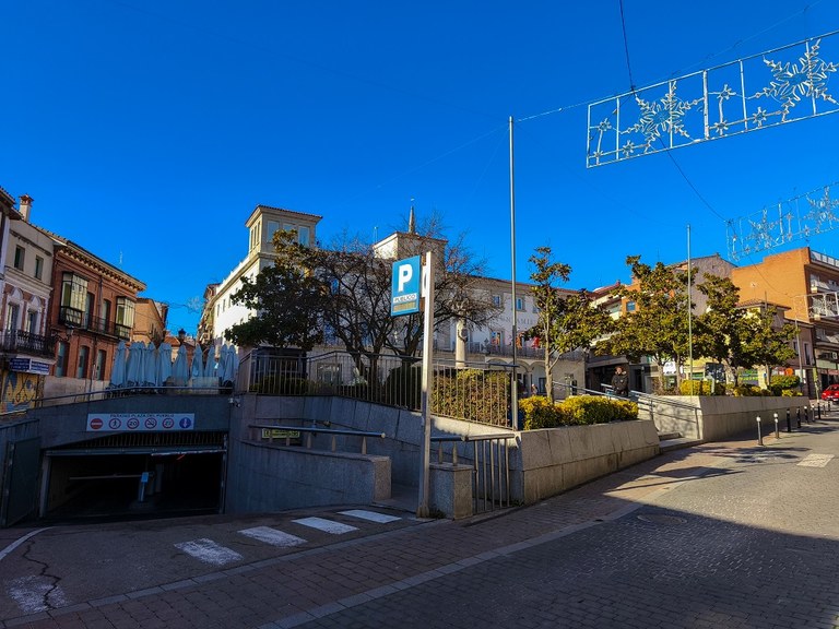 Ampliar 'El aparcamiento de la Plaza del Pueblo estará cerrado temporalmente por trabajos de mejora'