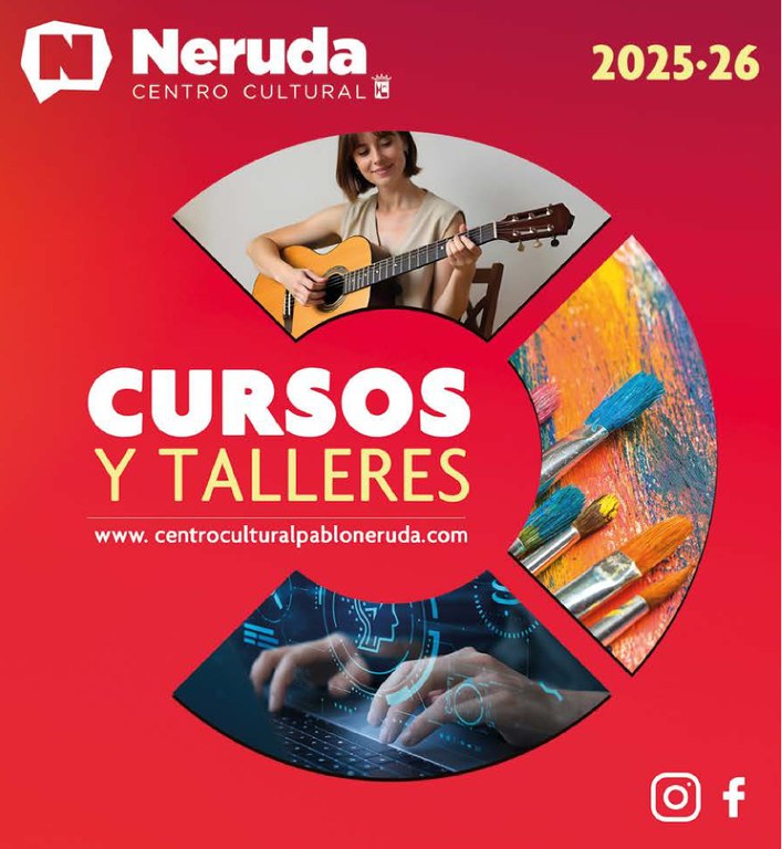 Ampliar 'El Centro Cultural ‘Pablo Neruda’ aumenta su oferta de cursos y talleres para 2025-2026'