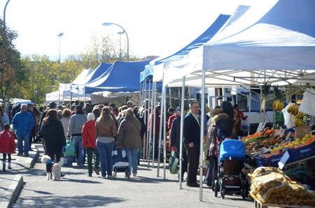 Ampliar 'El mercadillo municipal de los sábados se traslada a la explanada de ‘El Cerrillo’ por las obras de mejora del Parque del Oeste'
