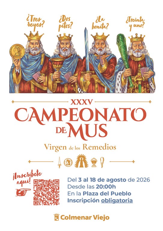 Ampliar 'El XXXV Campeonato de Mus ‘Virgen de los Remedios’ se celebrará del 3 al 18 de agosto'