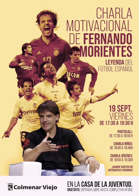 Ampliar 'Fernando Morientes dará una charla motivacional para niños y jóvenes en La Casa de la Juventud'