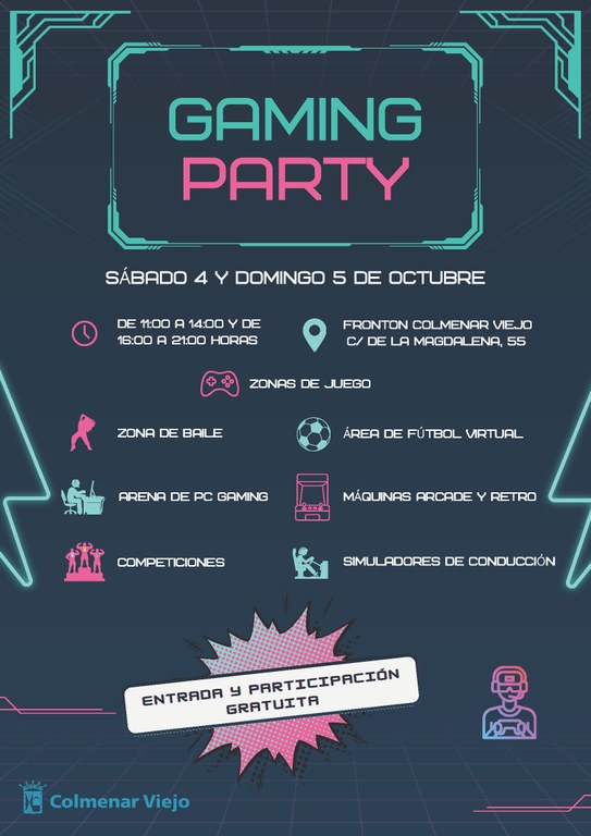 Ampliar 'La ‘Gaming Party’ llega a Colmenar Viejo con lo último en competición digital'