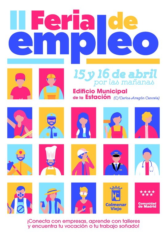 Ampliar 'La II Feria de Empleo de Colmenar Viejo se celebrará el 15 y 16 de abril'