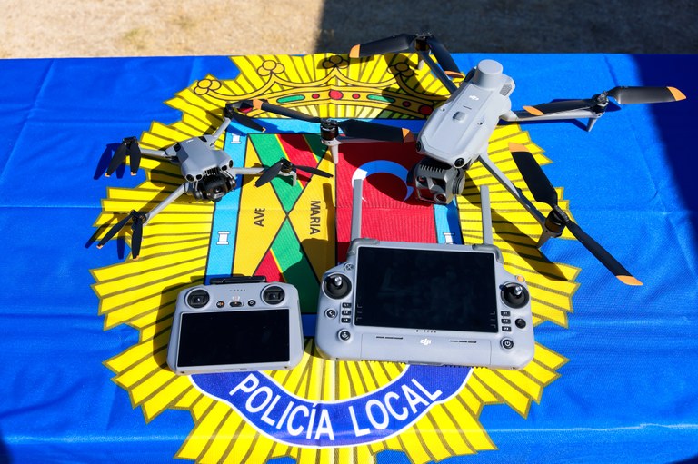 Ampliar 'El Ayuntamiento incorpora dos drones para potenciar la seguridad ciudadana y operatividad de la Policía Local'