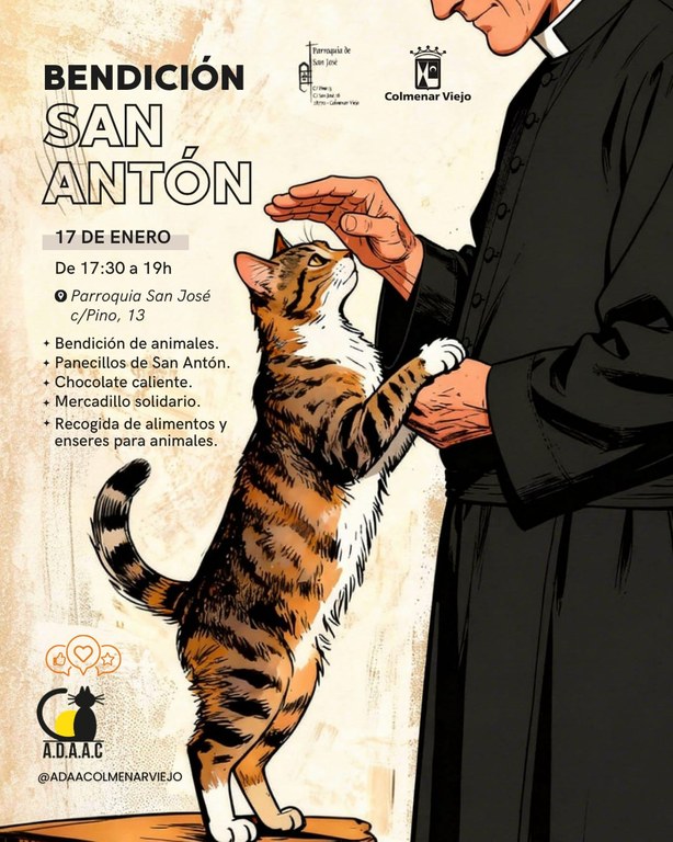 Ampliar 'Las mascotas recibirán este sábado la bendición de San Antón en la Parroquia de San José'