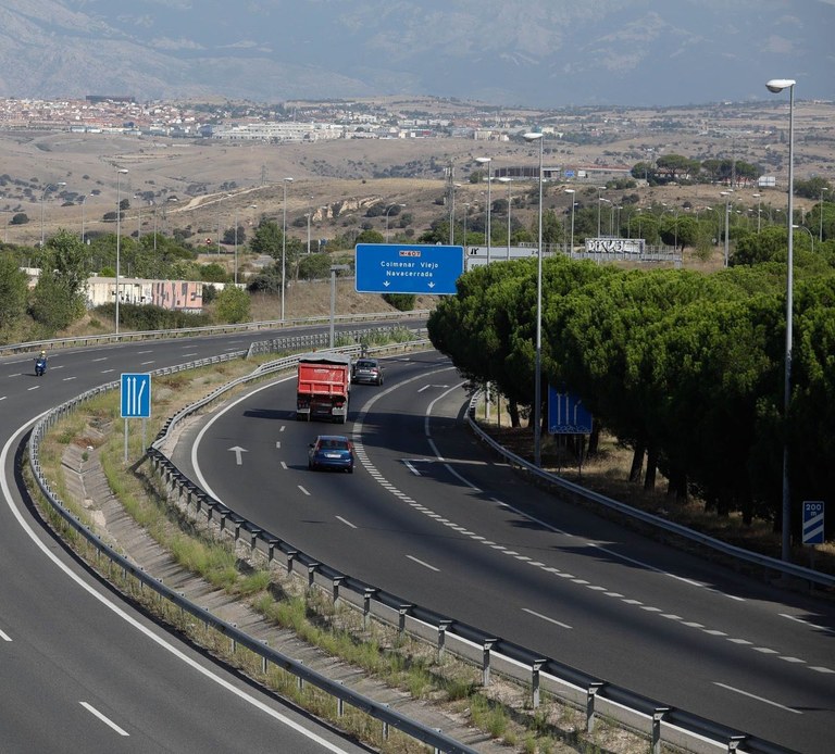 Ampliar 'Las obras del tercer carril de la M-607 comenzarán este miércoles, 23 de abril'