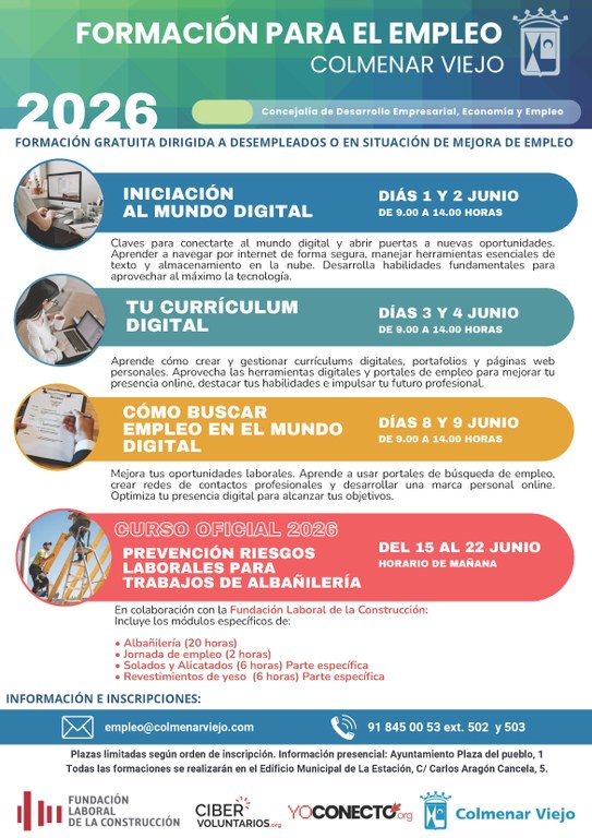 Ampliar 'Nuevo programa de formación gratuita dirigido a personas desempleadas o en situación de mejora de empleo'