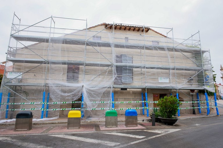 Ampliar 'Se han iniciado las obras de rehabilitación de la fachada de la Casa Museo de la Villa'