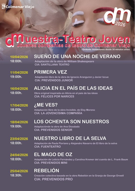 Ampliar 'VI Edición de la Muestra de Teatro Joven de Colmenar Viejo'