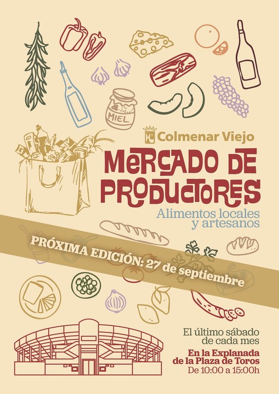 Ampliar 'Vuelve el Mercado de Productores de Colmenar Viejo en una nueva ubicación'