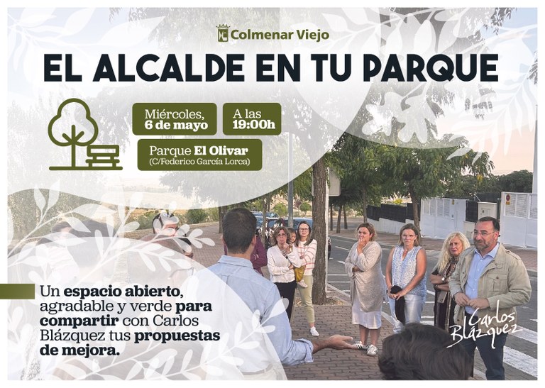 Ampliar 'Vuelve la iniciativa ‘El Alcalde en tu parque’ durante el mes de mayo'
