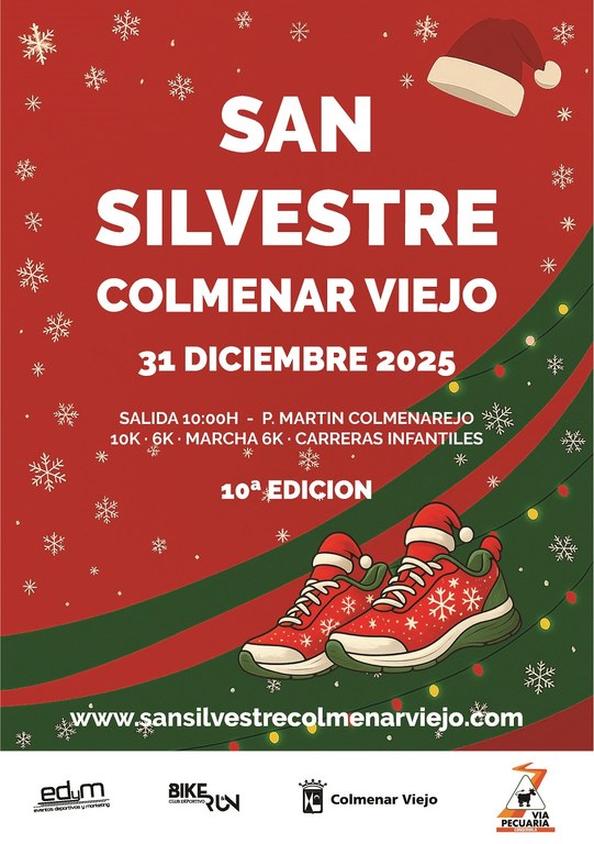 Ampliar '¡Ya puedes apuntarte a la X San Silvestre de Colmenar Viejo!'