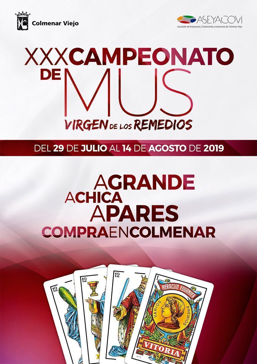 Campeonato MUS 2019 Cartel AytoColmenarViejo SinInscripciones
