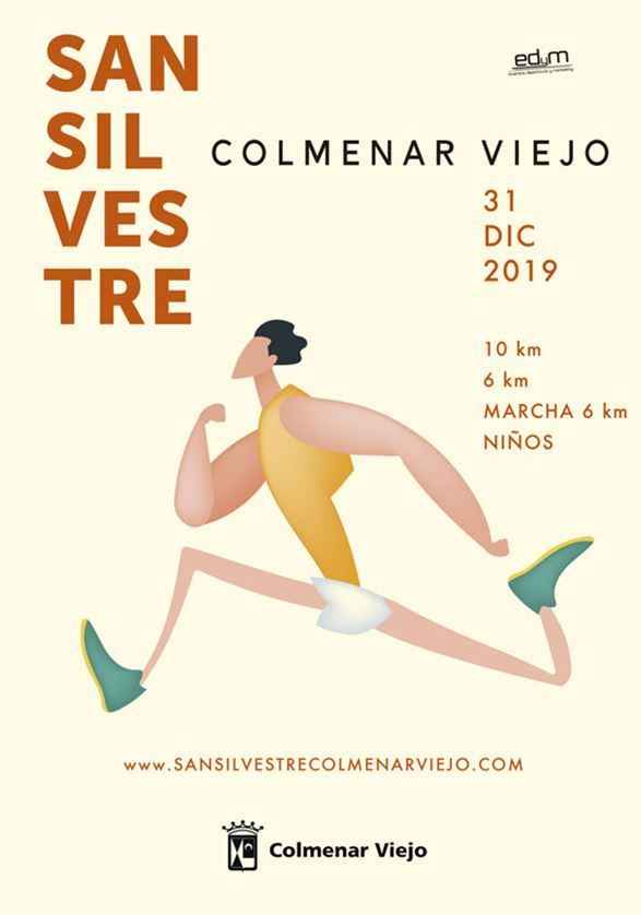 Cartel San Silvestre Colmenar Viejo 2019