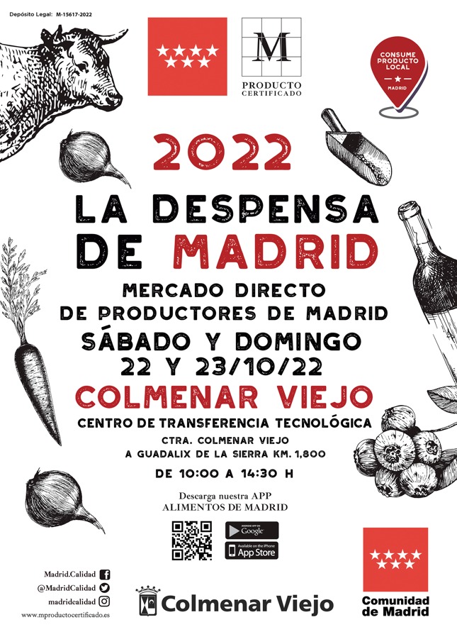 Cartel Despensa Madrid CV 2022