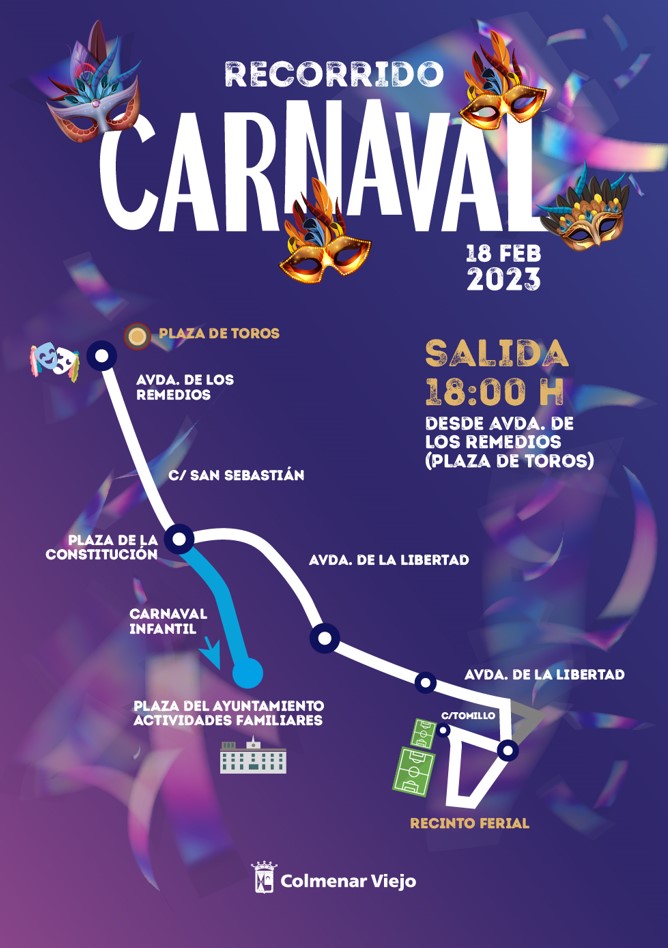 Carnaval 2023 recorrido