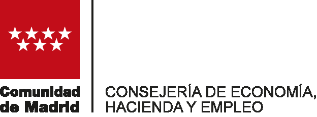 LOGO Comunidad de Madrid Hacienda y empleo