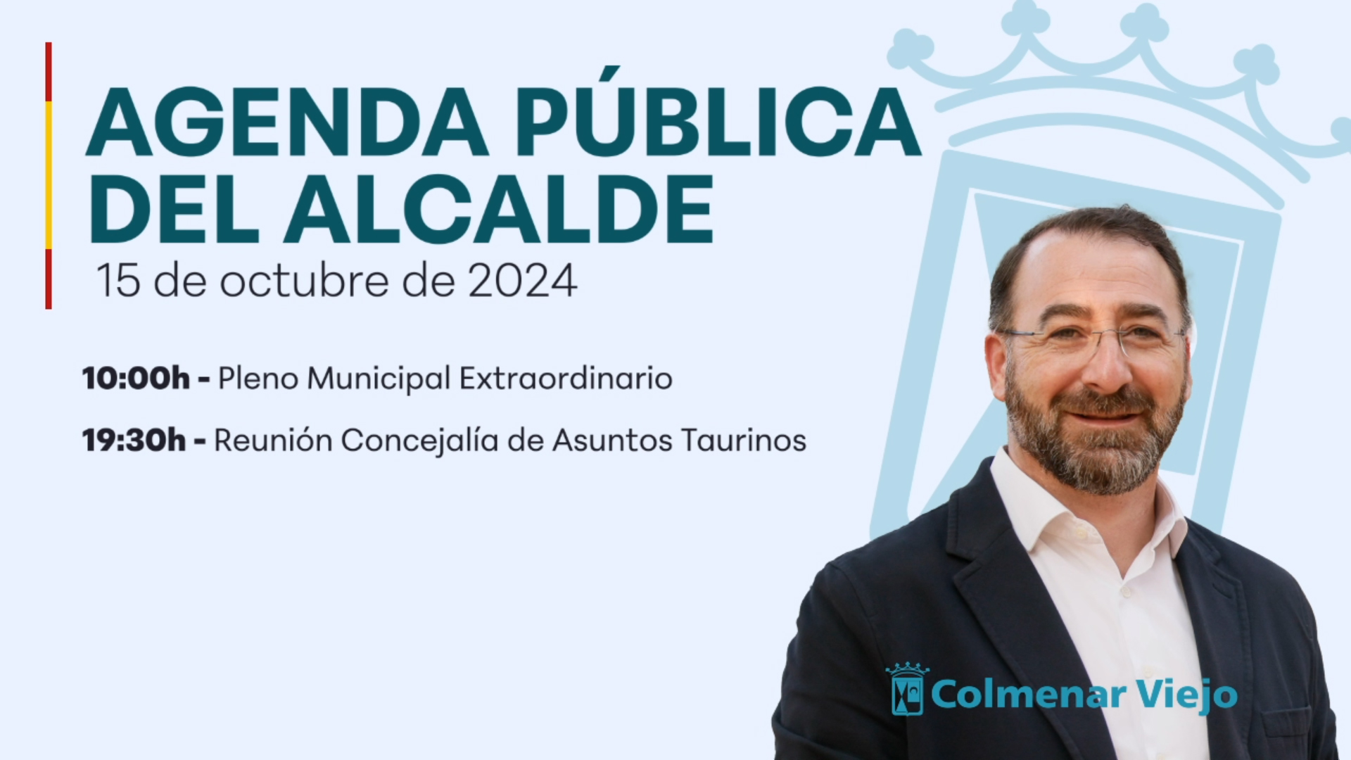 Agenda Alcalde 15 de Octubre