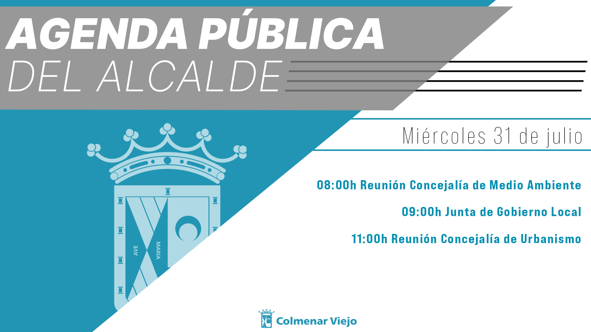 Agenda Alcalde 31 de julio