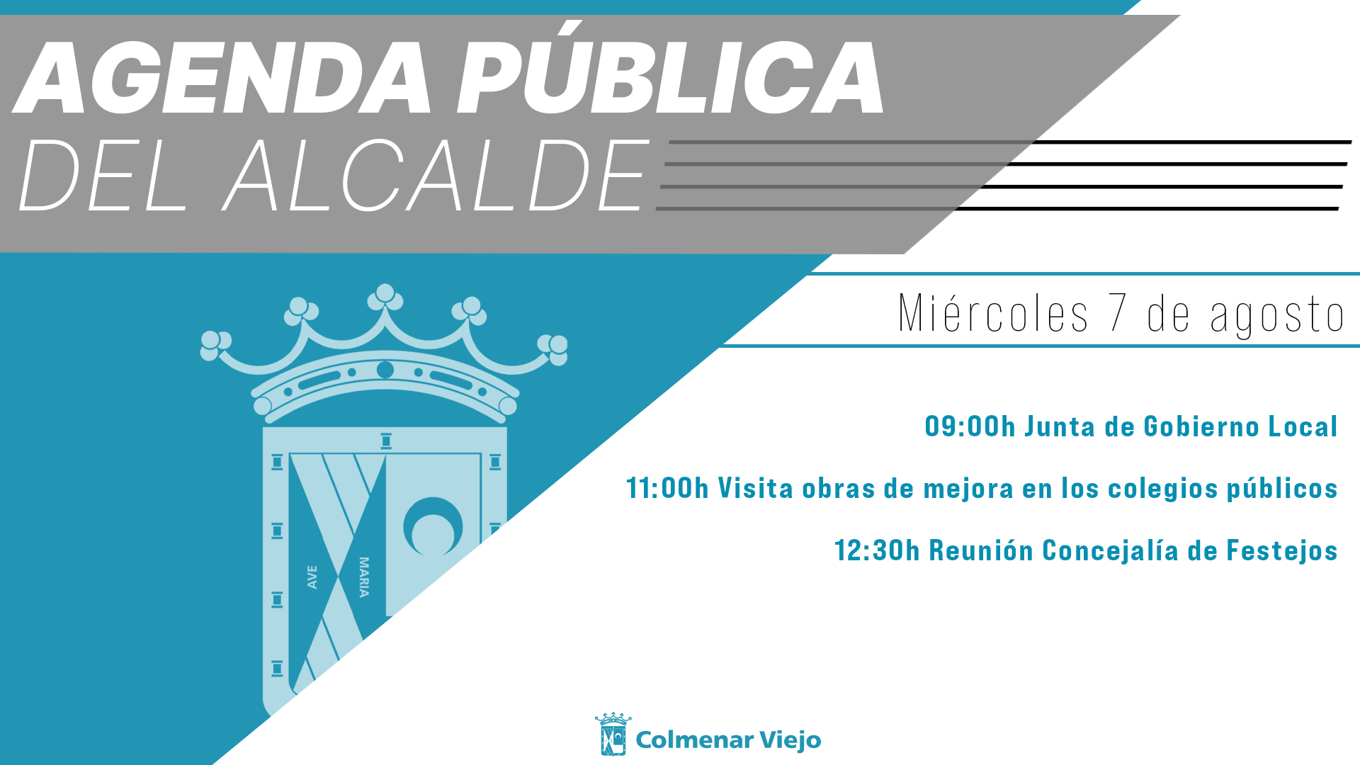 Agenda Alcalde 7 de agosto