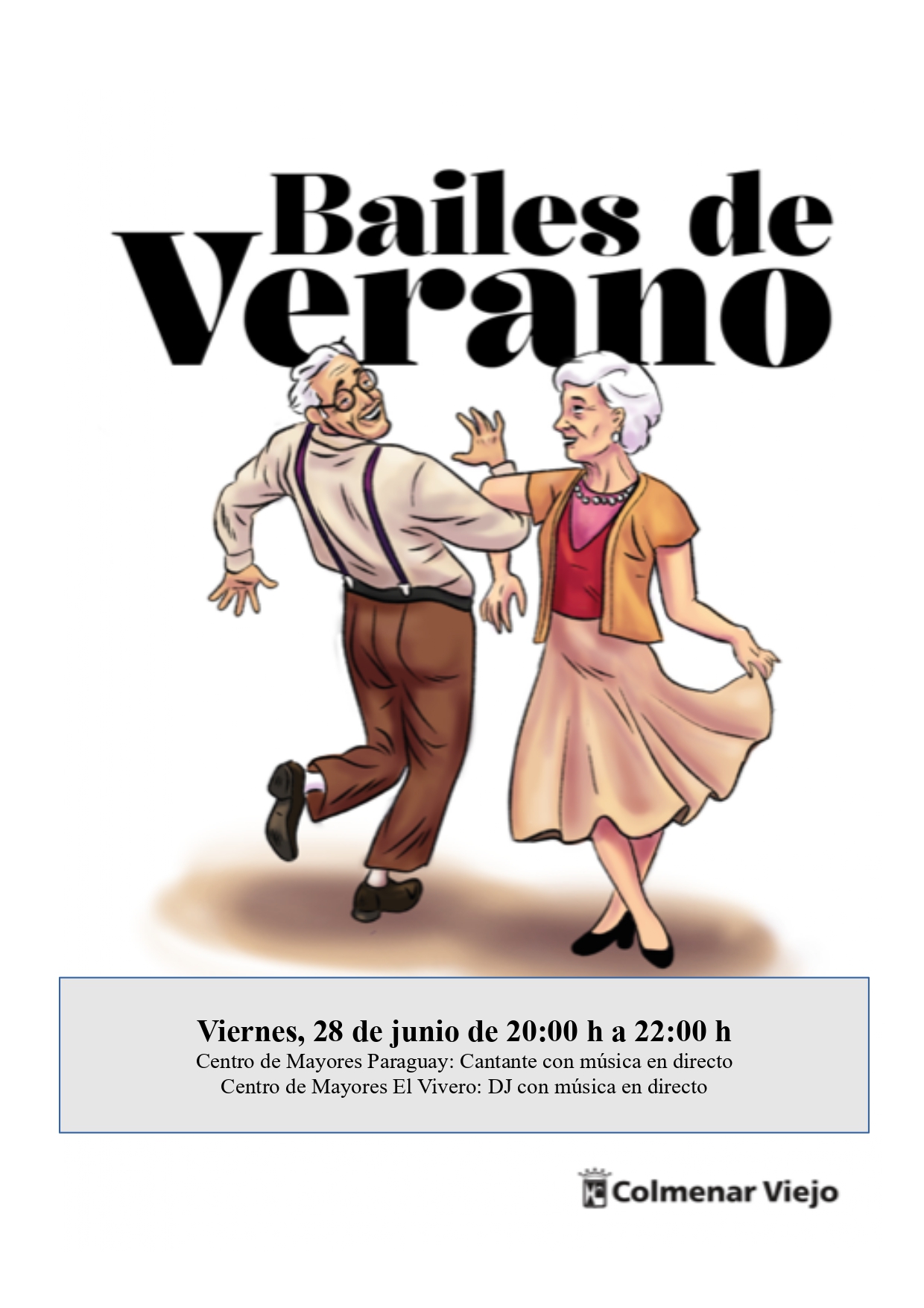 NdP Finde 28 30 junio Bailes de Verano en Centros de Mayores