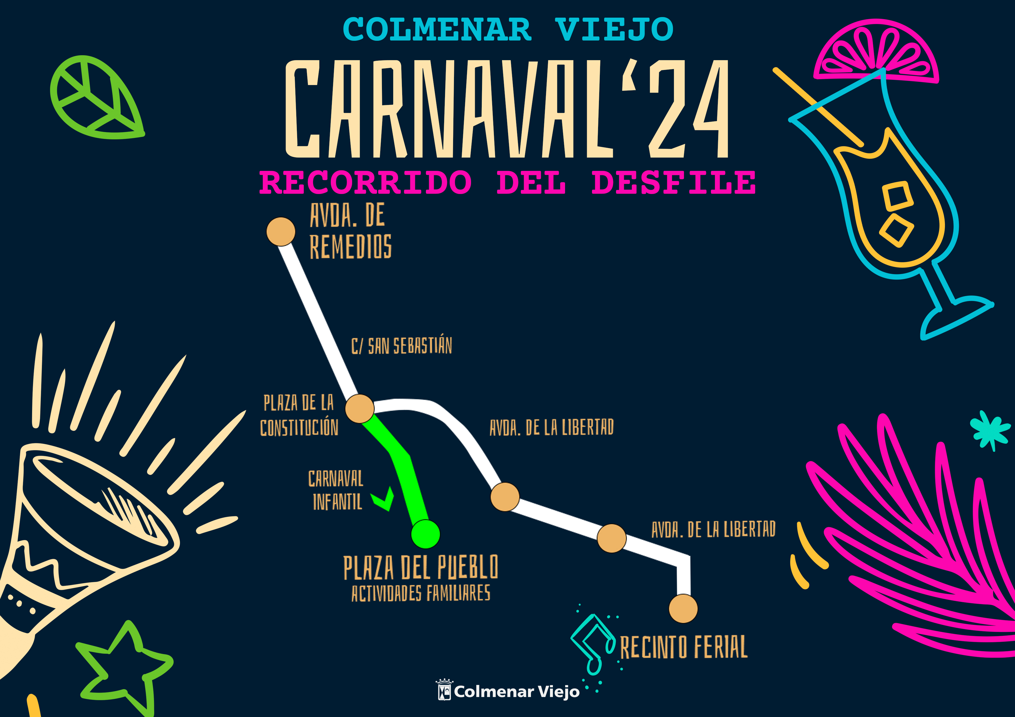 Carnaval 2024 Recorrido