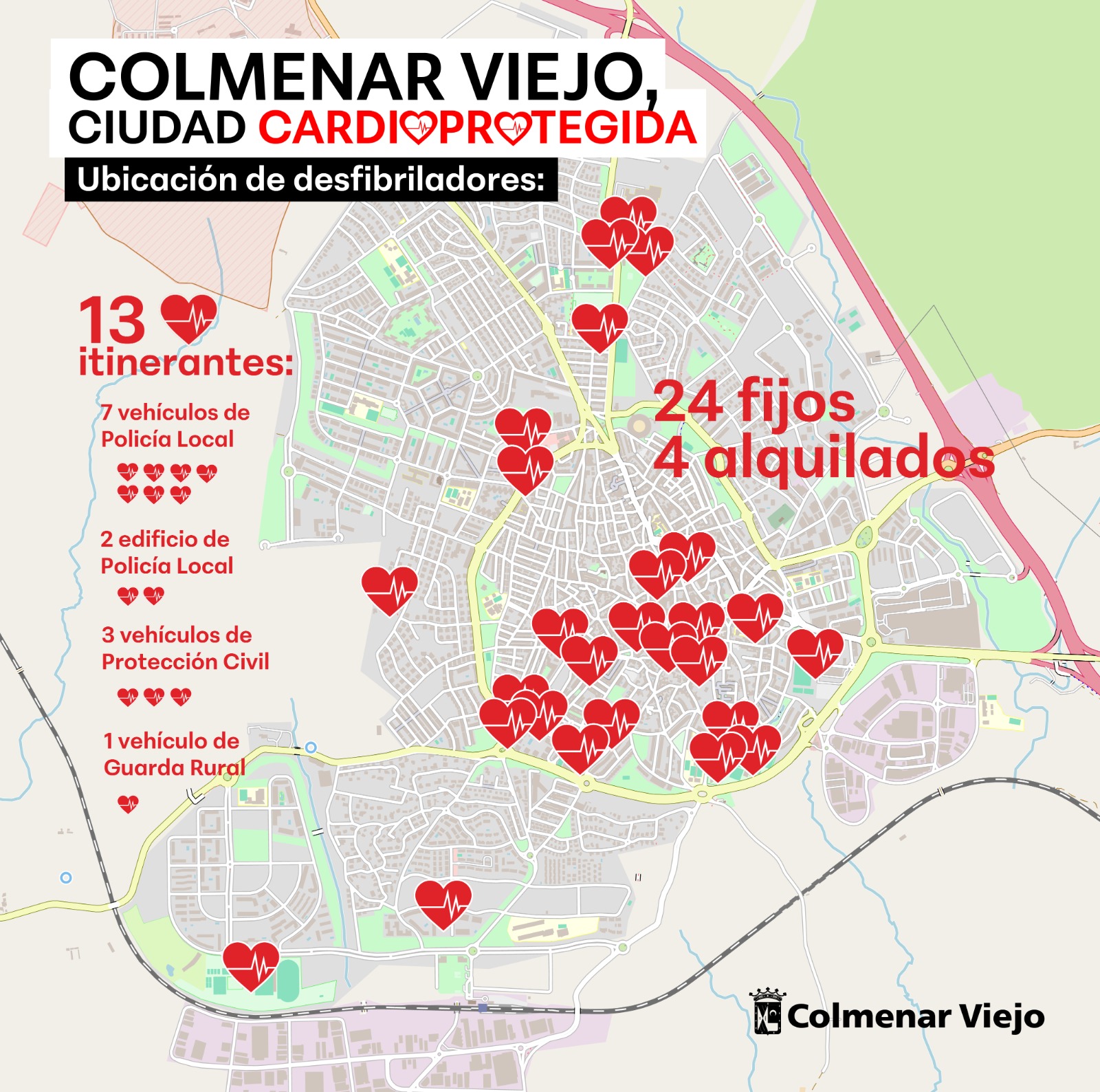 NdP Nuevos desfibriladores mapa